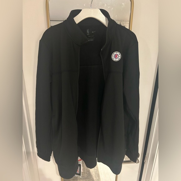 Nike Other - Nike dri-fit full zip jacket black Los Angeles Clippers size large
